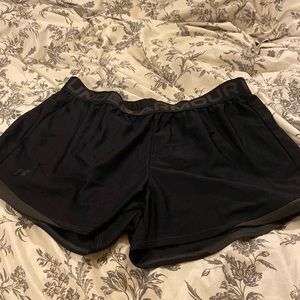 Black Under Armour shorts